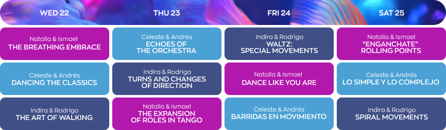 workshops Festival we love ibiza tango Embrace - -
